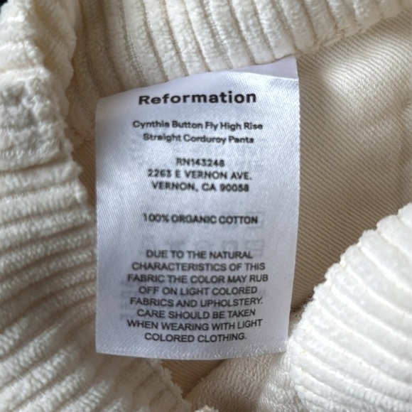 Reformation Rowen Corduroys - Picture 7 of 8